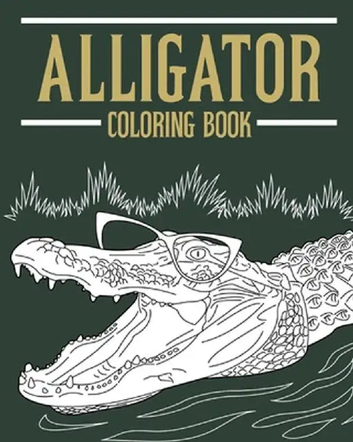Alligator Coloring Book by Paperland