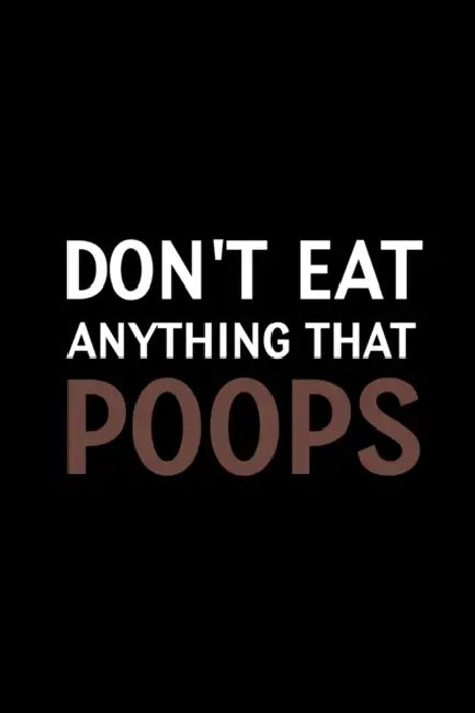 Don't Eat Anything that Poops: Meal Planner Notebook, Grocery Shopping List, Weight Loss Planner, Daily Planner Book, Health Planner Book by Paperland Online Store