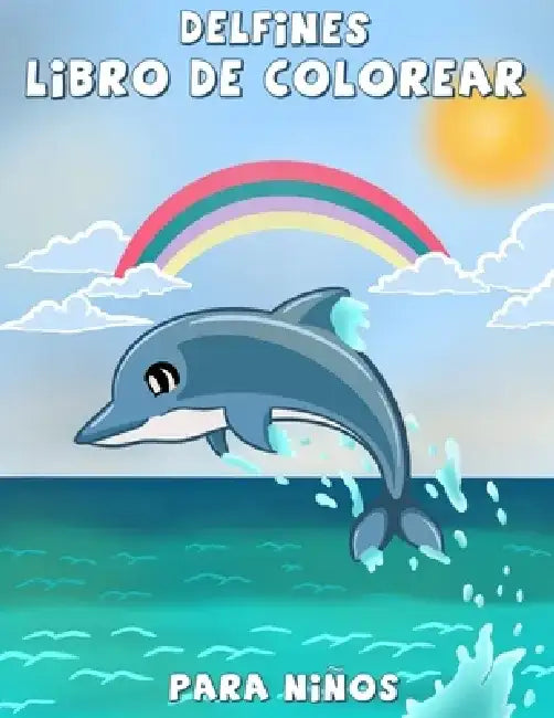 Delfines libro de colorear para niños by R. R. Fratica
