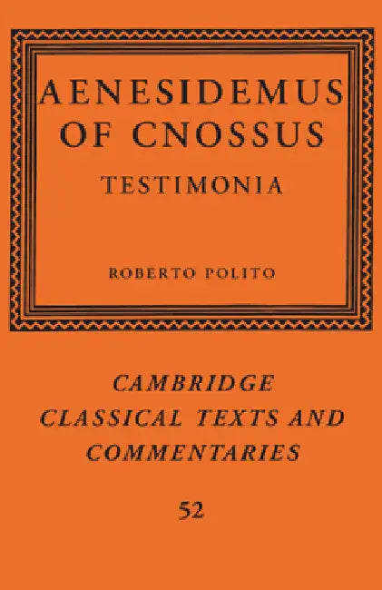 Aenesidemus of Cnossus by Roberto Polito