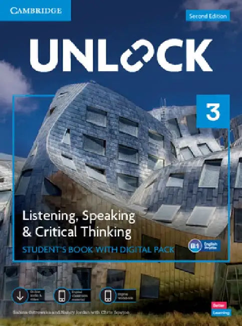 Unlock Level 3 Listening, Speaking and Critical Thinking Student's Book with Digital Pack [With eBook] by Sabina Ostrowska