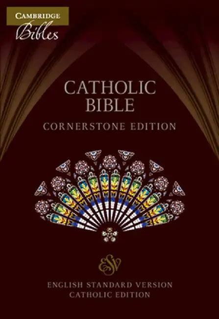 Esv-Ce Catholic Bible, Cornerstone Edition, Burgundy Imitation Leather, Esc662: T