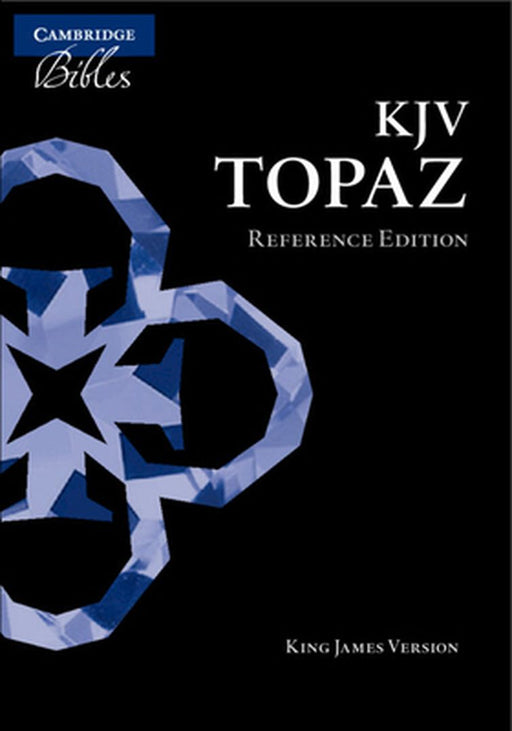 KJV Topaz Reference Edition, Black Calf Split Leather, Kj874: Xr