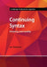 Continuing Syntax by Ian Roberts
