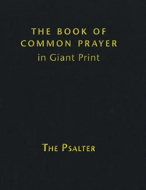 Book of Common Prayer Giant Print, Cp800: Volume 3, the Psalter by Cambridge Prayer Book