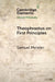 Theophrastus on First Principles by Samuel Meister