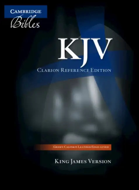 KJV Clarion Reference Bible, Dark Green Buffalo Calfskin Leather, Full Yapp, Kj485: Xly