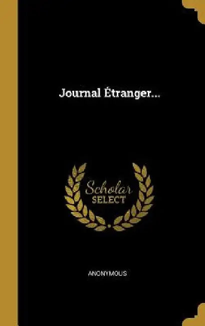 Journal Étranger... by Anonymous
