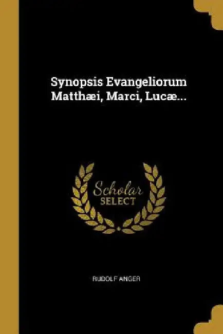 Synopsis Evangeliorum Matthæi, Marci, Lucæ... by Rudolf Anger