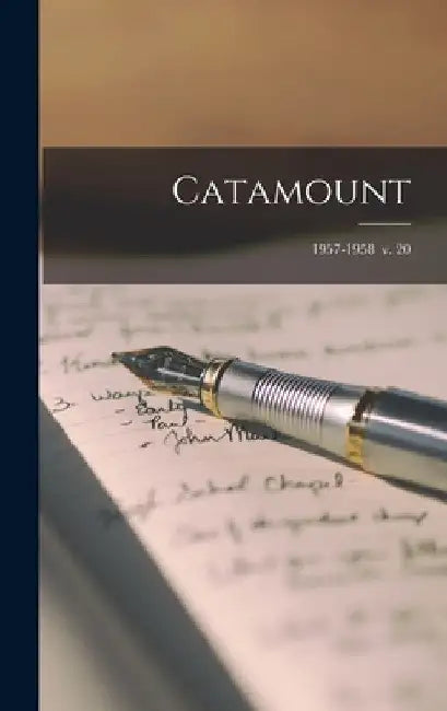 Catamount; 1957-1958 v. 20 by Anonymous