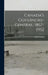 Canada's Governors-General, 1867-1952 by John 1882- Cowan