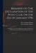 Remarks on The Declaration of the Whig Club, on the 23d of January 1796: in Postscript to the Second Edition of a Satire, Entitled, The Political Dram by Thomas James 1754?-1835 Mathias