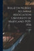 Bulletin Nurses' Alumnae Association University of Maryland 1929-1936; 9-15 (1936) by Anonymous