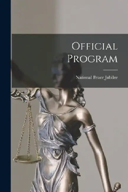 Official Program by National Peace Jubilee (1898 Chicago