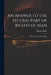 An Answer to the Second Part of Rights of Man: in Two Letters to the Author by Thomas 1737-1809 Rights of Man Paine