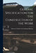 General Specification for the Construction of the Work [microform] by Montreal Northern Colonization Railway