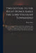 Two Letters to the Right Honourable the Lord Viscount Townshend: Shewing the Seditious Tendency of Several Late Pamphlets: More Particularly of, A Rev by Robert 1683-1726 Watts