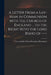 A Letter From a Lay-man in Communion With the Church of England ... to the Right Revd the Lord Bisho of ---- by John Shute Barrington VI Barrington