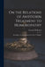 On the Relations of Antitoxin Treatment to Homoeopathy: Including a New Explanation of the Law of "similia" by Emanuel M. Baruch