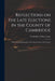 Reflections on the Late Elections in the County of Cambridge: With Incidental Remarks on the Present State of the Nation by Freeholder of That County (Cambridges