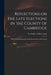 Reflections on the Late Elections in the County of Cambridge: With Incidental Remarks on the Present State of the Nation by Freeholder of That County (Cambridges