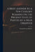 A Brief Answer to A Few Cursory Remarks on the Present State of Parties by a Near Observer by Thomas Richard 1748?-1831 Bentley