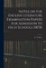 Notes on the English Literature Examination Papers for Admission to High Schools (1878) by G. A. Chase