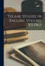 Tulane Studies in English. Volume XII 1962 by Anonymous