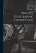 Private Telegraphic Cipher Code by Anonymous