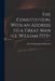 The Constitution. With an Address to a Great Man by William Earl of Chatham Pitt