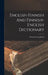 English-finnish And Finnish-english Dictionary by Nielsen &. Lundbeck