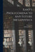 Kant's Prolegomena to Any Future Metaphysics by Immanuel Kant