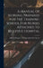 A Manual of Nursing Prepared for the Training School for Nurses Attached to Bellevue Hospital by Bellevue Hospital Training School Fo