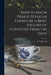 How to Know Period Styles in Furniture a Brief History of Furniture From the Days by W. L. Kimerly