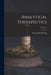 Analytical Therapeutics; Volume I by Constantine Hering
