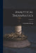 Analytical Therapeutics; Volume I by Constantine Hering