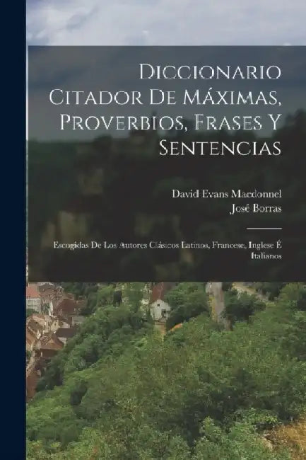 Diccionario Citador De Máximas, Proverbios, Frases Y Sentencias: Escogídas De Los Autores Clásicos Latinos, Francese, Inglese É Italianos by José Borras