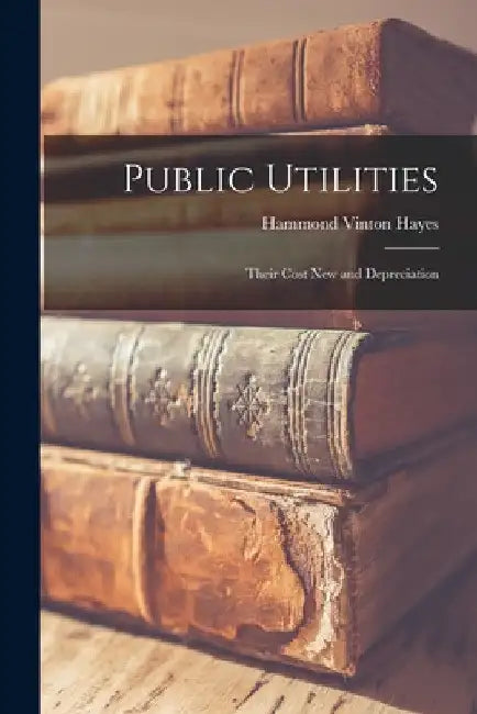 Public Utilities: Their Cost New and Depreciation by Hammond Vinton Hayes