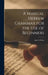 A Manual Hebrew Grammar for the Use of Beginners by James Seixas
