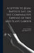 A Letter to Jean-Baptiste Say, on the Comparative Expense of Free and Slave Labour by Jean Baptiste Say