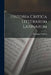 Historia Critica Litterarum Latinarum by Tommaso Vallauri