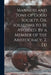 Manners and Tone of Good Society. Or, Solecisms to be Avoided. By a Member of the Aristocracy. 2. Ed by Anonymous