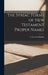 The Syriac Forms of New Testament Proper Names by Burki F. Crawford (Francis Crawford)