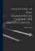 Einleitung in Eine Geometrische Theorie Der Abenen Curven ... by Luigi Cremona
