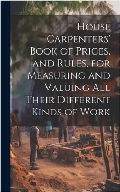 House Carpenters' Book of Prices, and Rules, for Measuring and Valuing All Their Different Kinds of Work by Anonymous
