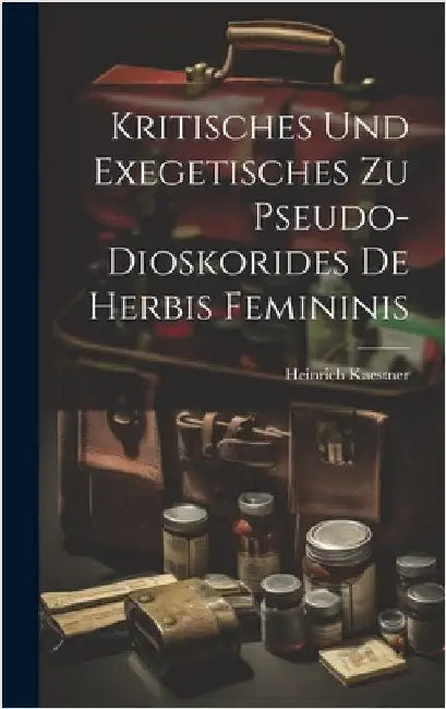Kritisches Und Exegetisches Zu Pseudo-Dioskorides De Herbis Femininis by Kaestner, Heinrich
