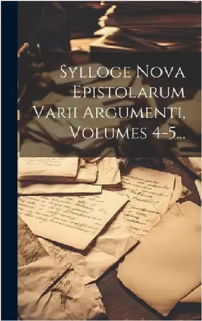 Sylloge Nova Epistolarum Varii Argumenti, Volumes 4-5... by Anonymous