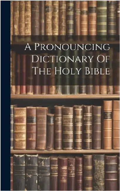 A Pronouncing Dictionary Of The Holy Bible by Anonymous