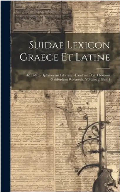 Suidae Lexicon Graece Et Latine: Ad Fidem Optimorum Librorum Exactum Post Thomam Gaisfordum Recensuit, Volume 2, part 1 by Anonymous