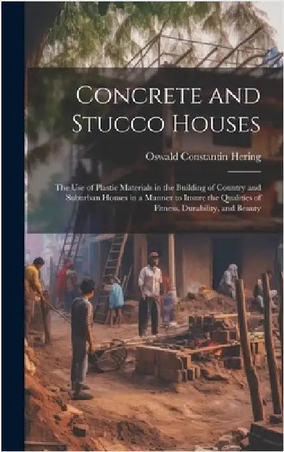 Concrete and Stucco Houses: The Use of Plastic Materials in the Building of Country and Suburban Houses in a Manner to Insure the Qualities of Fit by Hering, Oswald Constantin